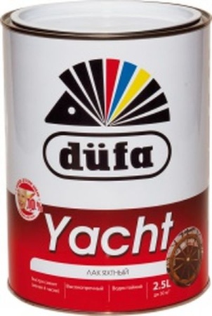 Лак яхтный 2,5л п/матовый YACHT DUFA 