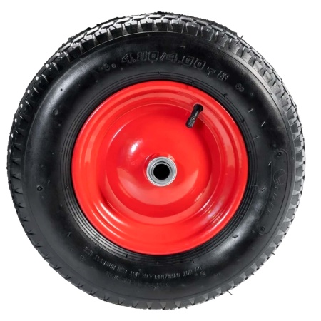 Колесо 4.80/4.00-8, камерное с подшипником 20мм, для тачки 12110 обод металл