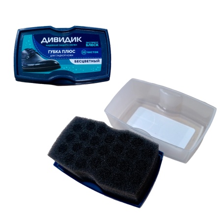 Губка ДивидикПлюс бесцветная 