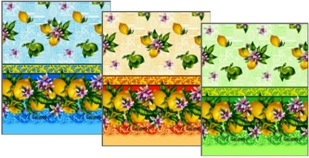 Полотенце из рогожки 50*75 ДомВелл Лимоны