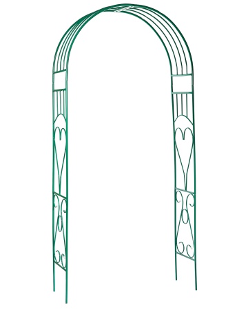 Арка садовая разборная Лето-2 без горшка зеленая труба 10