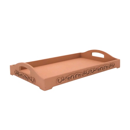 Поднос 41,8х27,5х7см декоративный прямоугольный ДомВуд МДФ М77/Д77