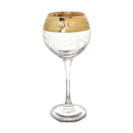 Набор бокалов для вина 6шт "Эдем" с рисунком "Русский узор"