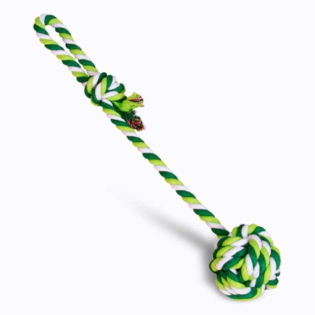 Игрушка для собак Веревка с узлом и шаром ТТ54197