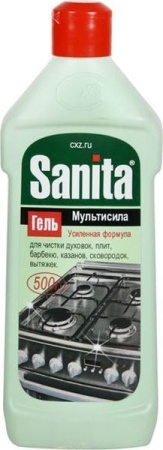 Средство чистящее 500мл САНИТА-гель мультисила д/плит,мик. печей, грилей