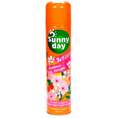 Освежитель воздуха 300мл SUNNY Day Дыхание сакуры