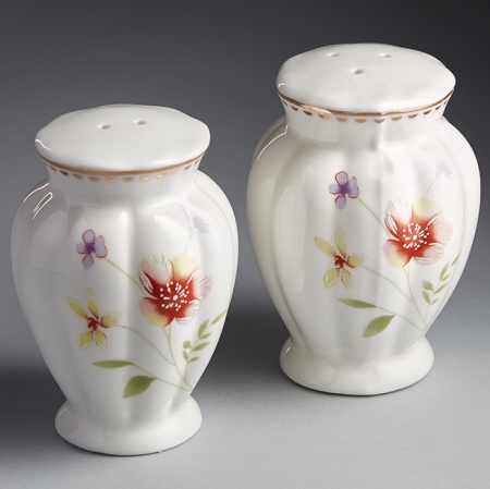 Набор для специй (соль,перец) "Флориана" фарфор(72)