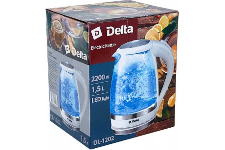 Чайник 1,5л DELTA DL-1202 2200 Вт