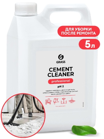 Средство чистящее 5,5кг Cement Cleaner после ремонта клининг