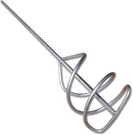 Миксер D100мм, d 8 мм, L 450мм  цинк, для красок и смесей /Р/