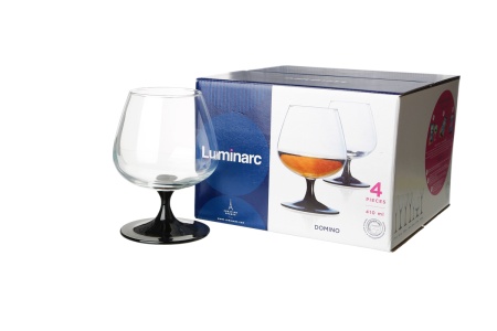 Бокал для коньяка 400мл 4шт ДОМИНО