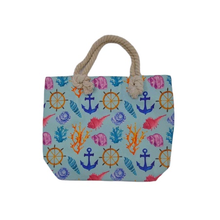 Сумка пляжная на молнии  46х37см РД53060 Море