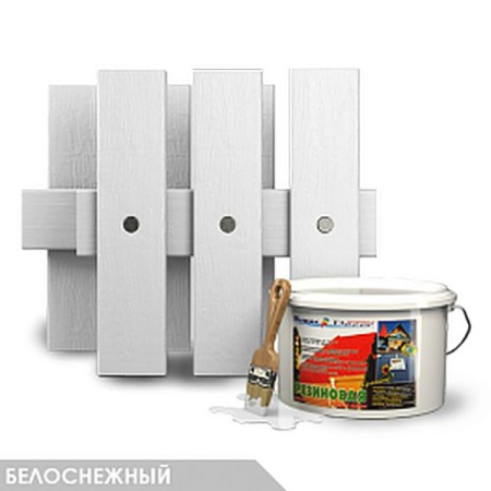 Краска "Резиновая" белоснежный 6 кг  Краска "Резиновая" белоснежный 6 кг