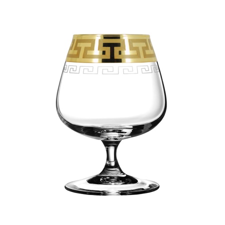 Бокал для бренди 400мл 6шт с узором "Греческий узор "