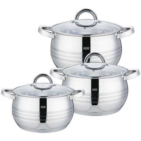 Набор посуды 3,9л, 5,2л, 6,8л