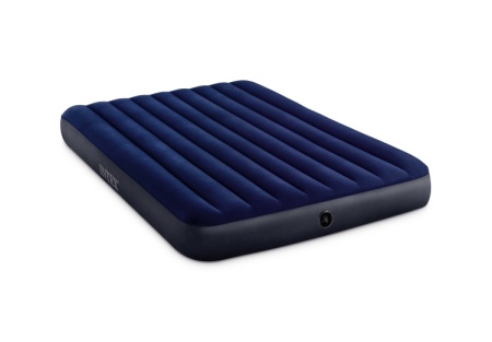 Матрас надувной флокированный 152х203х25см "Classic" до 272кг,Intex