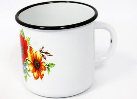 Кружка 0,4л эмалированная белая Керчь 40104-032/4