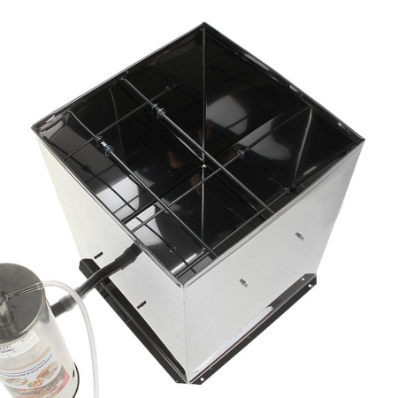 Коптильня холодного копчения "Дым Дымыч" нержавеющая сталь, модель 02М (дымогенератор+емкость для копчения малая объемом 32 л), УЗБИ Челябинск