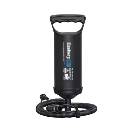 Матрас надувной флокированный 203х152хх22см с подушками и насосом, до 300кг, уп.3