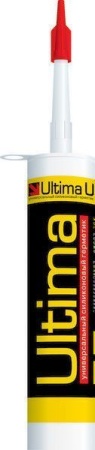 Герметик силикон универ 280мл белый ULTIMA U 