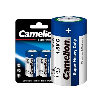 Батарейки Camelion Blue R20 BL-2 (R20P-BP2B, 1.5В) 2шт