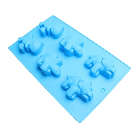 Форма силиконовая 6 ячеек 276х170х28мм РД 43368