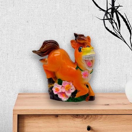 Фигурка декоративная Лошадь 6х14х12см РД17839