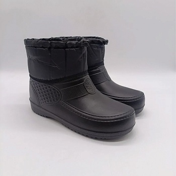 Галоши мужские высокие, арт. 17, размер 45, цвет черный