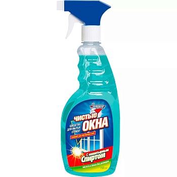 Средство для стекол и зеркал 750мл ЗОЛУШКА Курок Нашатырь