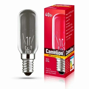 Лампа накал.для вытяжек MIC Camelion 40/T25/CL/E14 