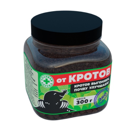 Гранулы 300г от кротов ЭКО Деготь древесный