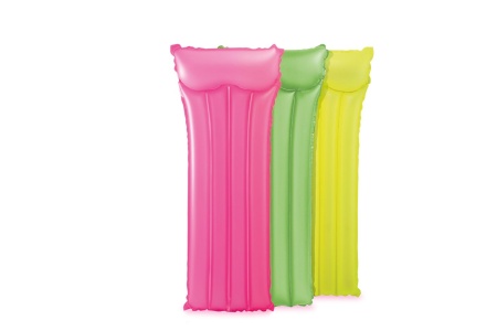 Матрас для плавания 183х76см "Неоновый мороз" до 100кг, 3 цвета