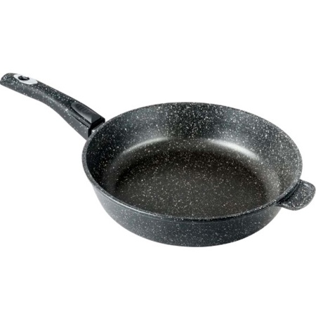 Сковорода 300мм 75мм, с антип. покрытием Гранит съем/руч. без кр, с3053аг