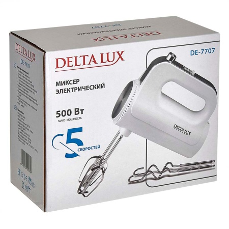 Миксер DELTA LUX  DE-7707  500 Вт,