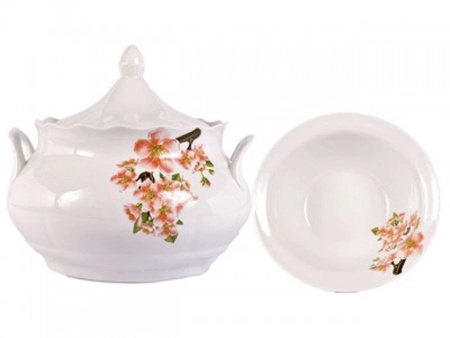 Набор для пельменей 7 предметов ф.303 "Романс" "Яблоневый цвет"