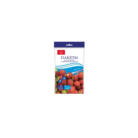Пакеты для заморозки/хранения продуктов с Zip Lock 1 л 7 шт. 