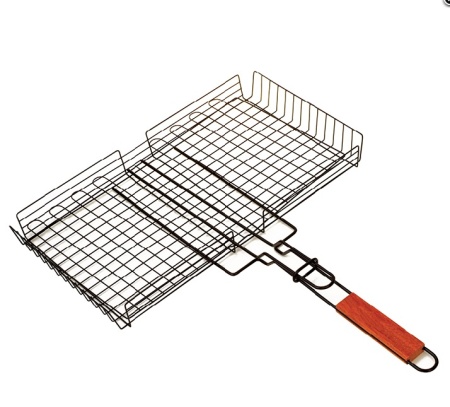 Решетка для барбекю глубокая средняя (оксид) 360 х 285 L-670мм