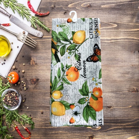 Полотенце из рогожки 50*75 ДомВелл 3115/1 Сиеста