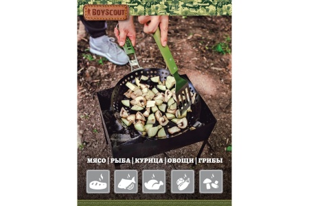 Мангал 350х250х350мм, сборный, без шампуров, в термопленке  BOYSCOUT  