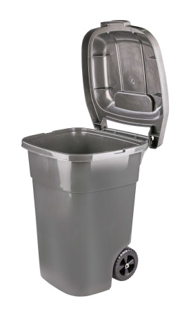 Бак 65л для мусора "Эконом" на колесах 