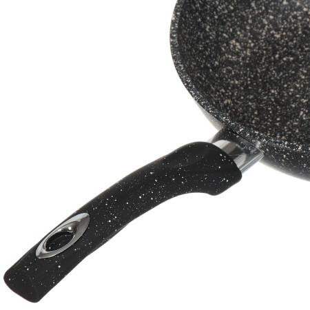 Сотейник 260мм 82мм Гранит пласт/руч. с кр. (п/у), ст2611аг