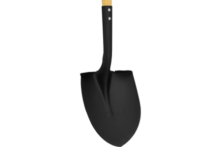 Лопата для сыпучих грузов, 215х285х1325 мм, деревянный черенок с пропиткой, Россия Сибртех