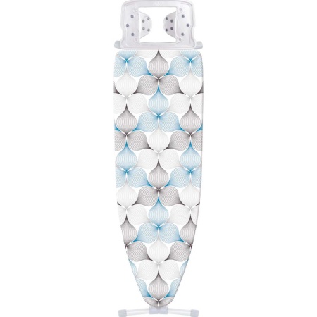 Доска гладильная Nika 10+ тефлон (НТ10+/ЦБ графичные цветы на белом)