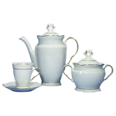 Сервиз кофейный 14 (16) предметов "Надежда" Без деколи