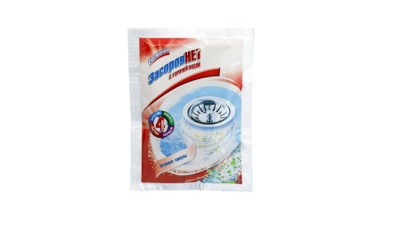 Средство от засоров 70гр Засоров Нет "Свежинка" с горячей водой 