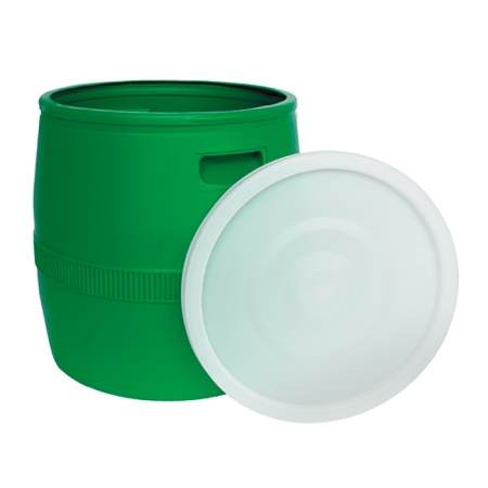 Бочка 35л с крышкой хозяйственная БЗПИ