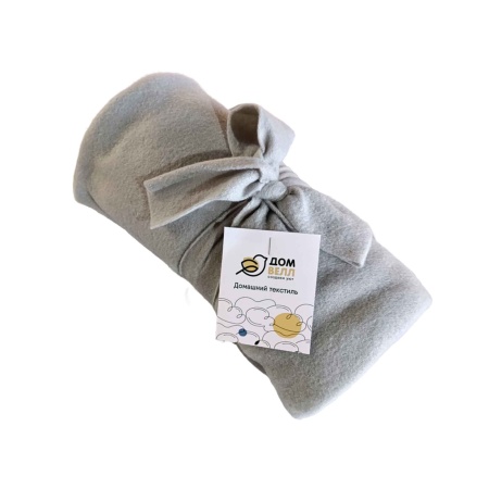 Плед 150х200 ДомВелл флис Серый