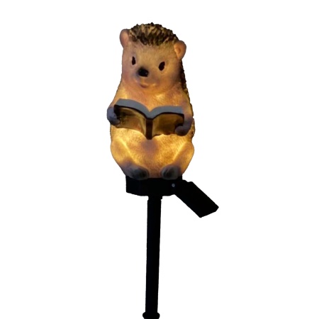 Светильник садовый на солнечной батарее Ёжик