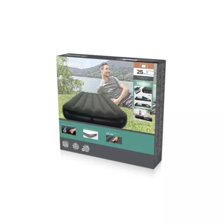 Матрас надувной флокированный 188х99хх25см "Tritech Air" до 150кг Bestway