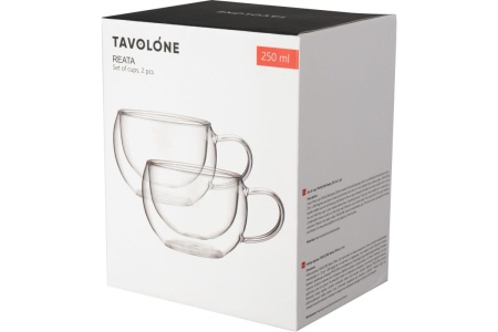 Набор кружек 2шт 250мл TAVOLONE Reata